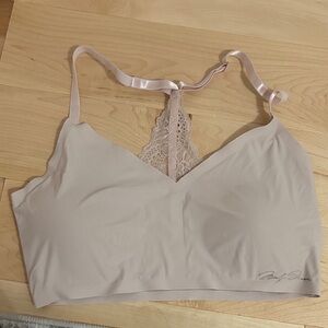 Women's Lace Back Bralette - Pink